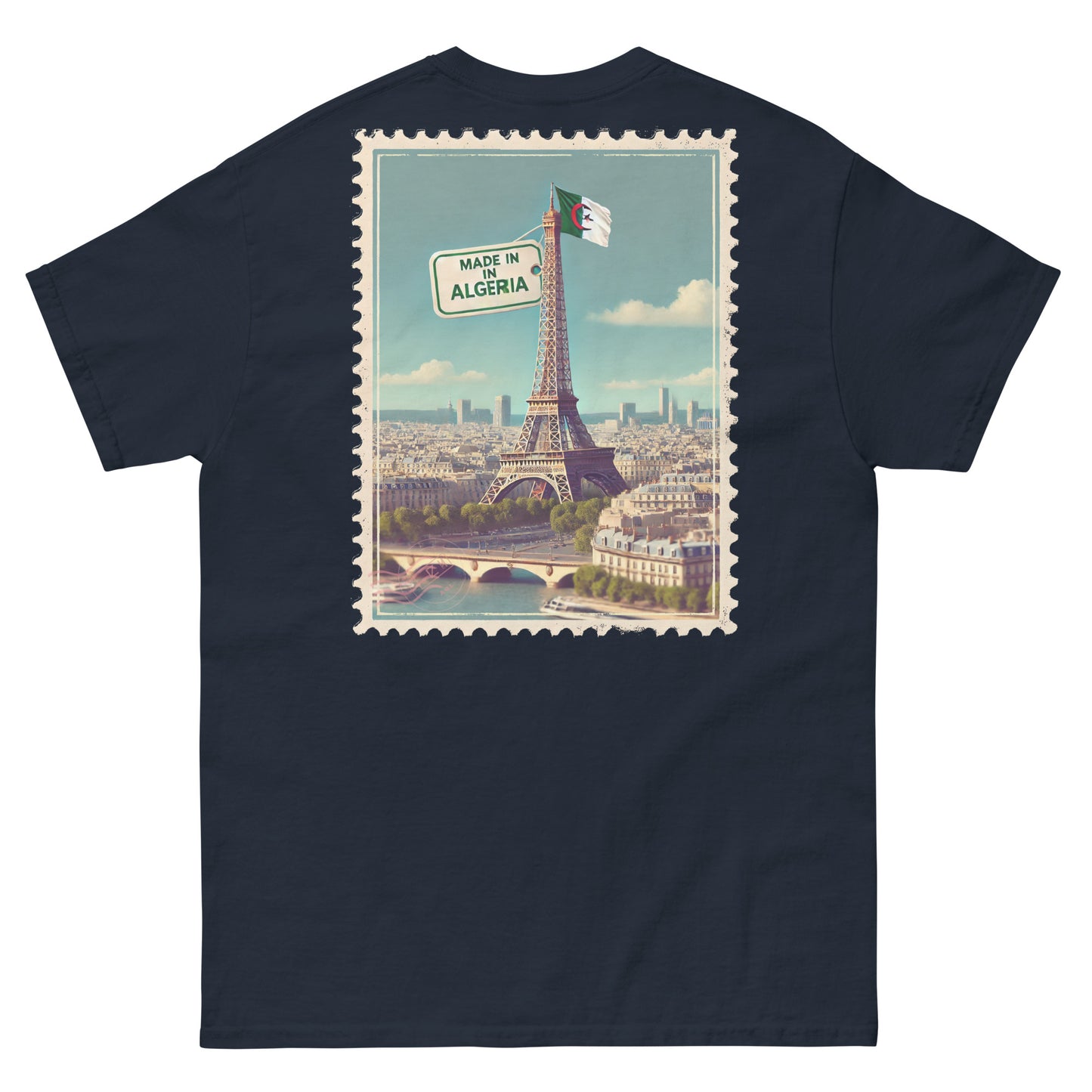 T-shirt Eiffel Tower or the tower from Algeria | 100% Coton - by AQL